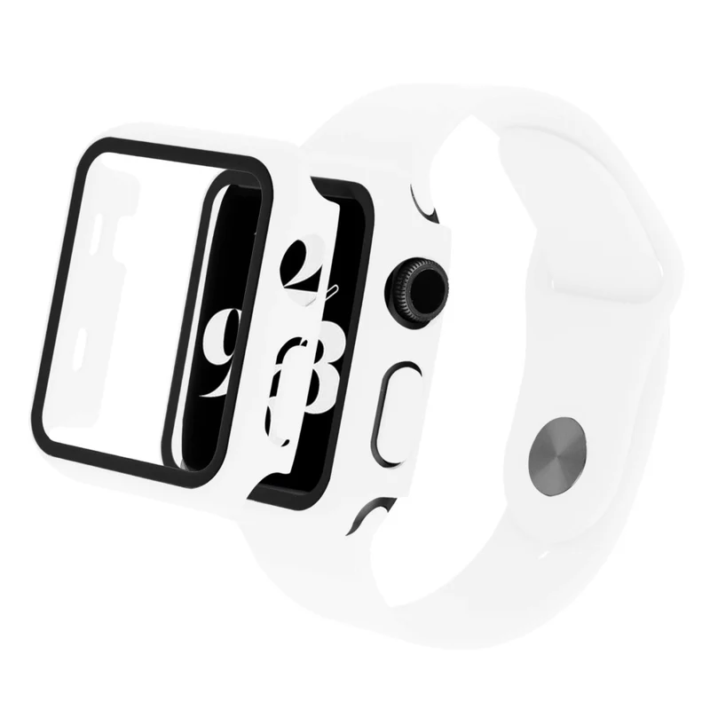 Apple Watch Ultra Plastik armband mit Hülle und Gehärtetes Glas
