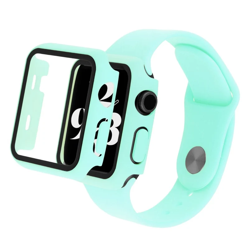 Apple Watch Ultra Plastik armband mit Hülle und Gehärtetes Glas