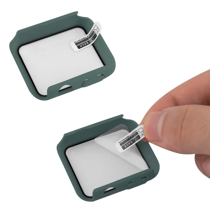 Apple Watch Ultra Plastik armband mit Hülle und Gehärtetes Glas