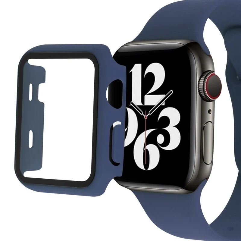 Apple Watch Ultra Plastik armband mit Hülle und Gehärtetes Glas