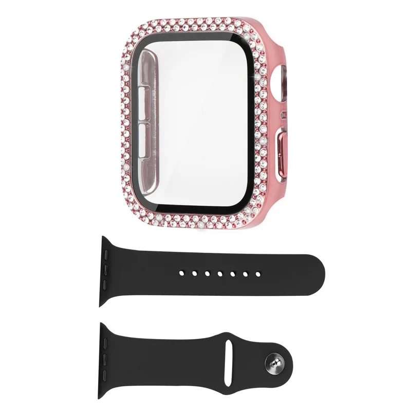 Universell Apple Plastik Hülle mit armband und Gehärtetes Glas