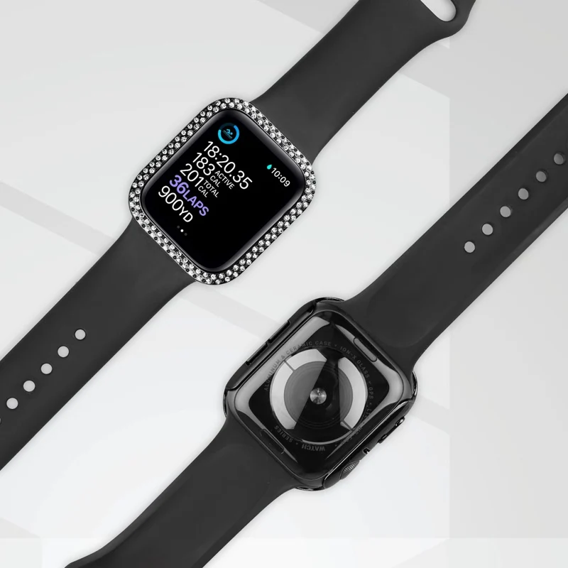 Universell Apple Plastik Hülle mit armband und Gehärtetes Glas