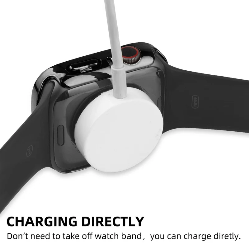 Apple Watch Series 8 (41mm) / Apple Watch Series 7 41mm Plastik Hülle mit armband und Gehärtetes Glas