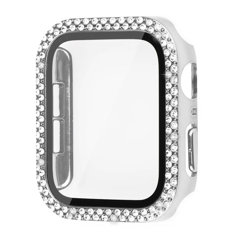Apple Watch Series 8 (41mm) / Apple Watch Series 7 41mm Plastik Hülle mit armband und Gehärtetes Glas