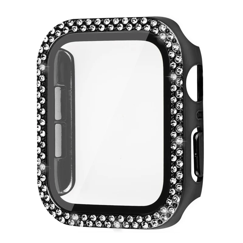 Apple Watch Series 8 (45mm) / Apple Watch Series 7 45mm Plastik Hülle mit armband und Gehärtetes Glas