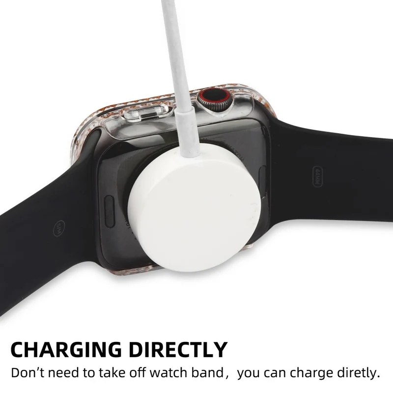 Apple Watch Series 8 (45mm) / Apple Watch Series 7 45mm Plastik Hülle mit armband und Gehärtetes Glas
