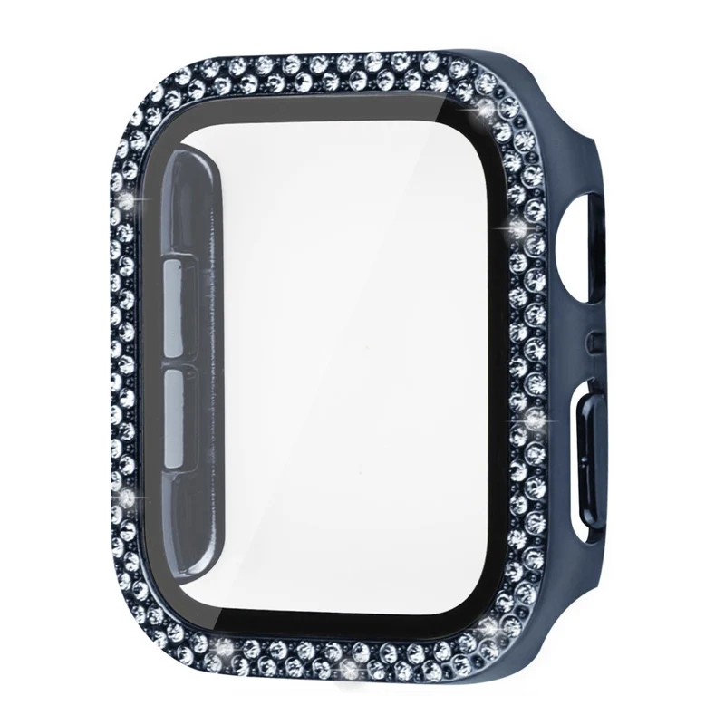 Apple Watch Series 8 (45mm) / Apple Watch Series 7 45mm Plastik Hülle mit armband und Gehärtetes Glas