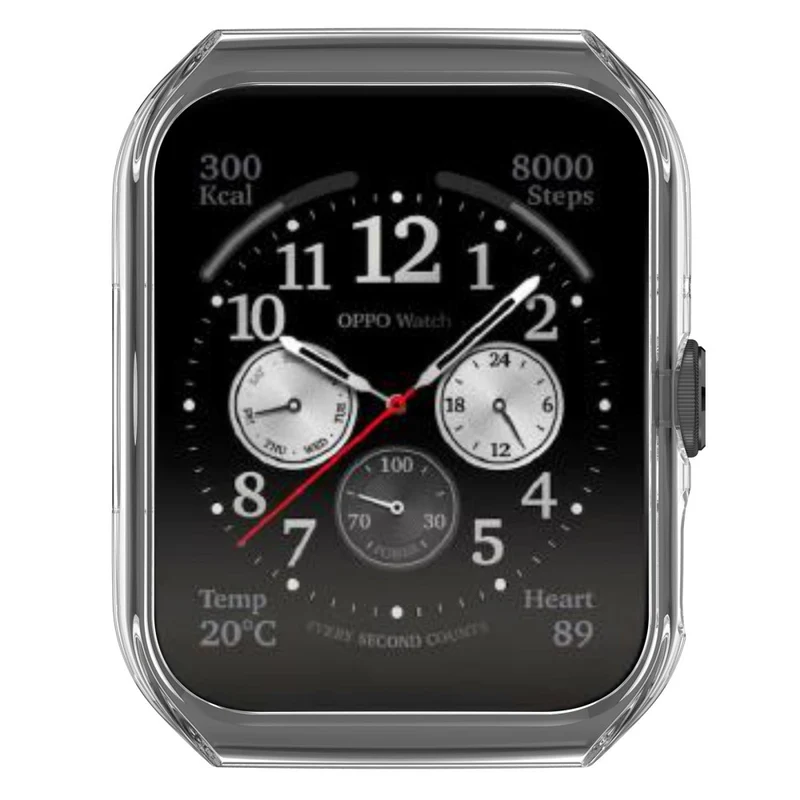 Oppo Watch 3 Pro Plastik Hülle mit Displayschutz