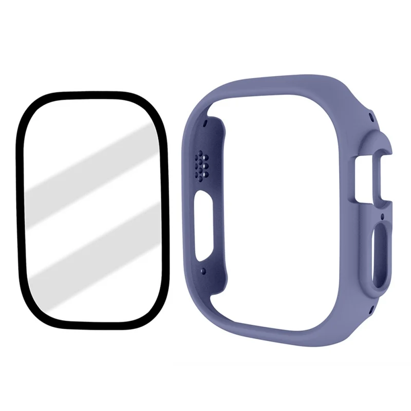 Apple Watch Ultra Plastik Hülle mit Displayschutz und Gehärtetes Glas