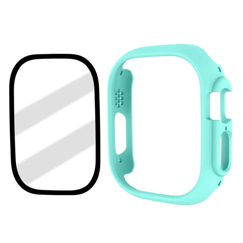 Apple Watch Ultra Plastik Hülle mit Displayschutz und Gehärtetes Glas