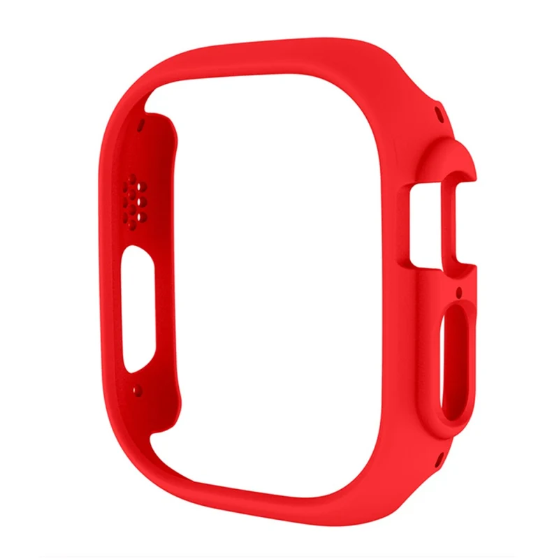 Apple Watch Ultra Plastik Hülle mit Displayschutz und Gehärtetes Glas
