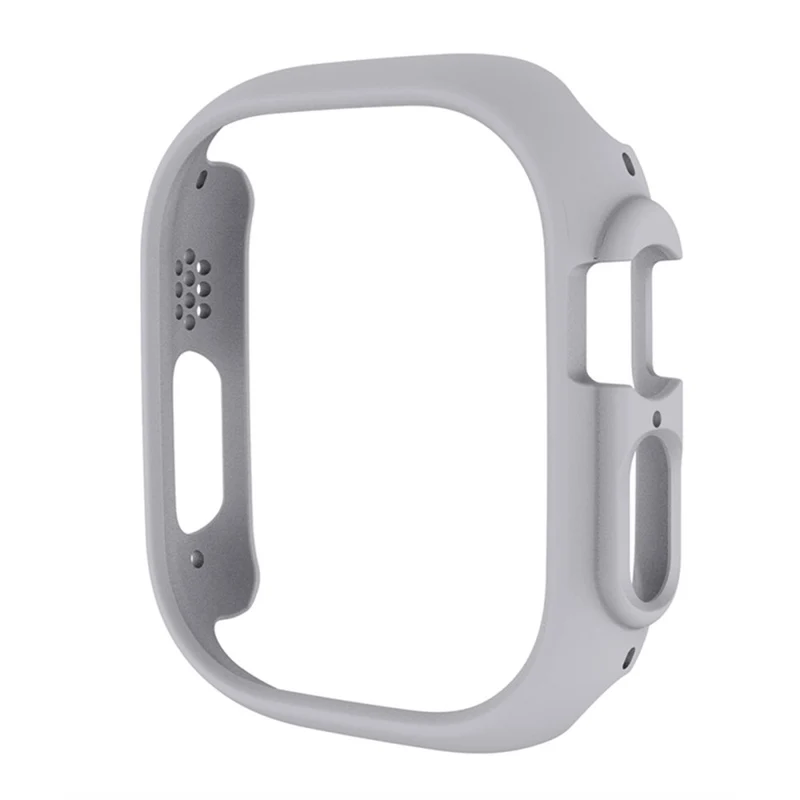 Apple Watch Ultra Plastik Hülle mit Displayschutz und Gehärtetes Glas