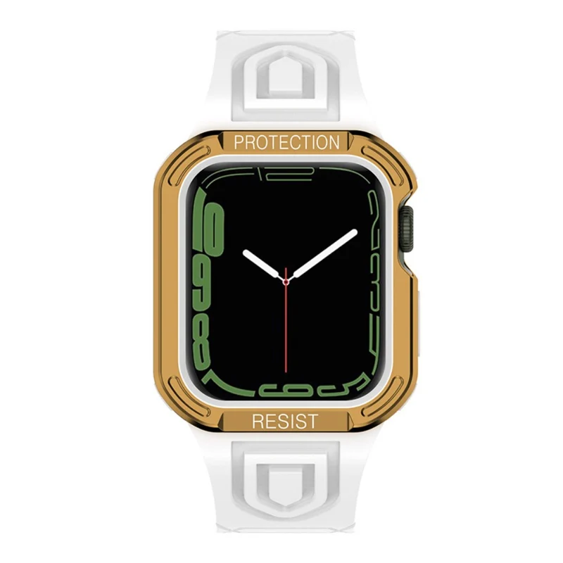 Apple Watch Series 7 41mm Silikon / TPU armband mit Hülle