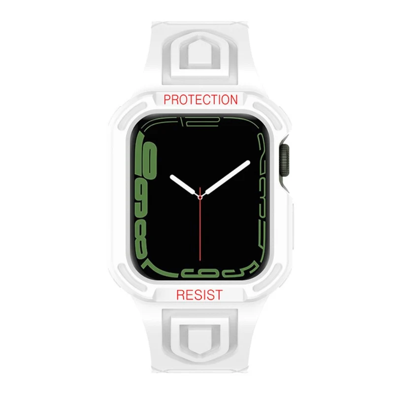 Apple Watch Series 7 41mm Silikon / TPU armband mit Hülle