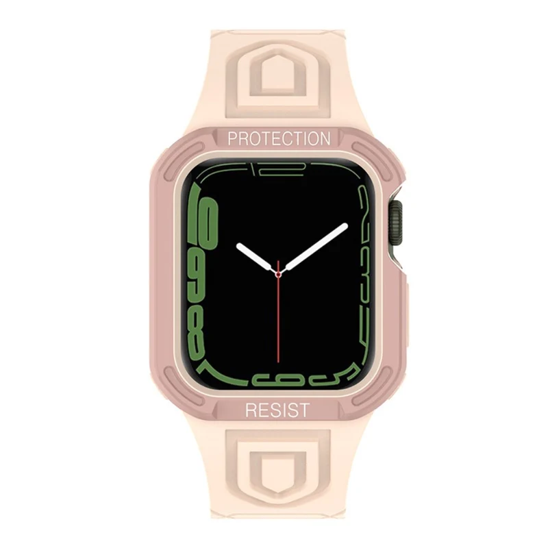 Apple Watch Series 7 41mm Silikon / TPU armband mit Hülle