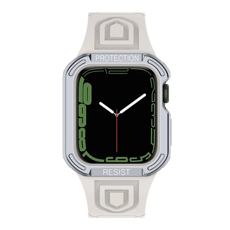 Apple Watch Series 7 41mm Silikon / TPU armband mit Hülle