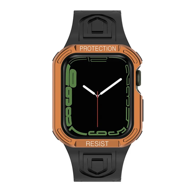 Apple Watch Series 7 41mm Silikon / TPU armband mit Hülle