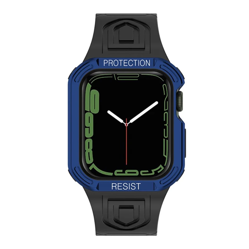 Apple Watch Series 7 41mm Silikon / TPU armband mit Hülle