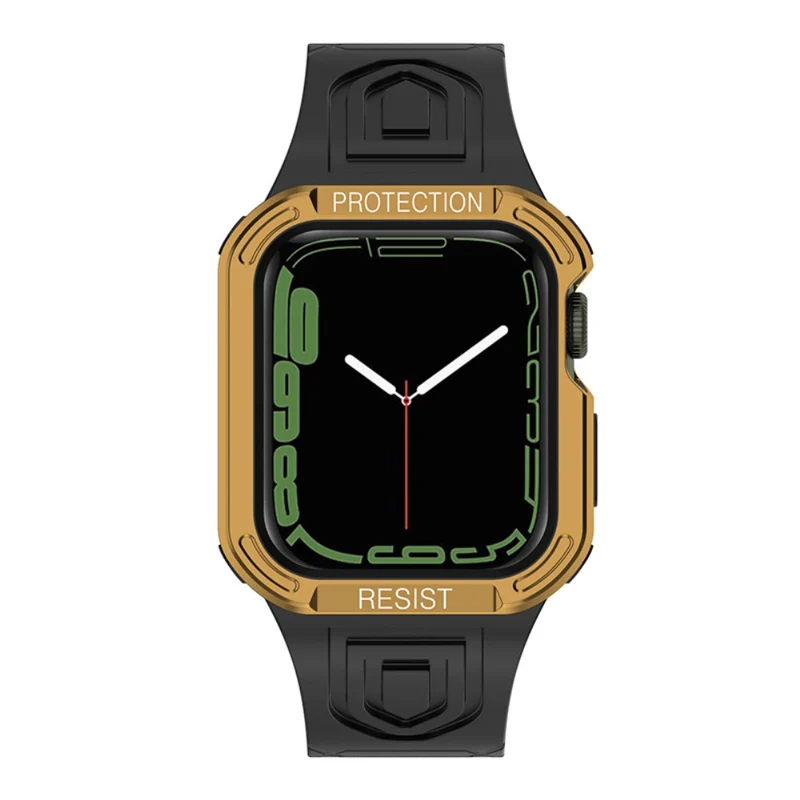 Apple Watch Series 7 41mm Silikon / TPU armband mit Hülle