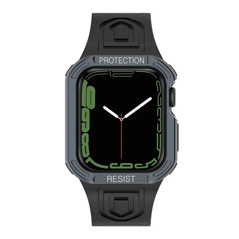 Apple Watch Series 7 41mm Silikon / TPU armband mit Hülle