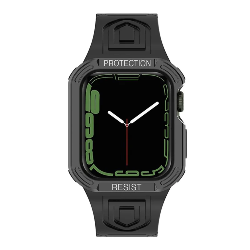 Apple Watch Series 7 41mm Silikon / TPU armband mit Hülle