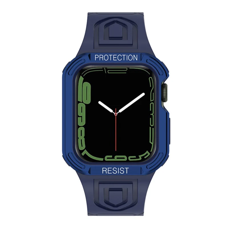 Apple Watch Series 7 41mm Silikon / TPU armband mit Hülle