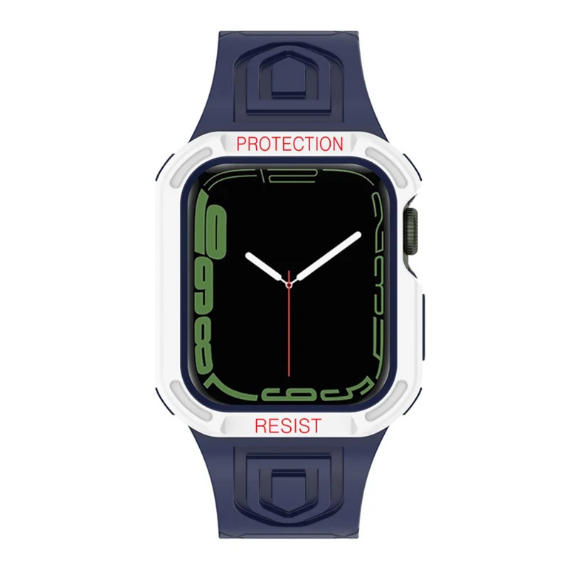 Apple Watch Series 7 41mm Silikon / TPU armband mit Hülle