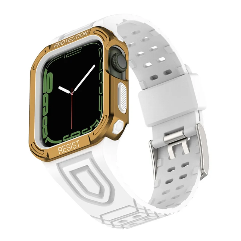 Apple Watch Series 7 41mm Silikon / TPU armband mit Hülle