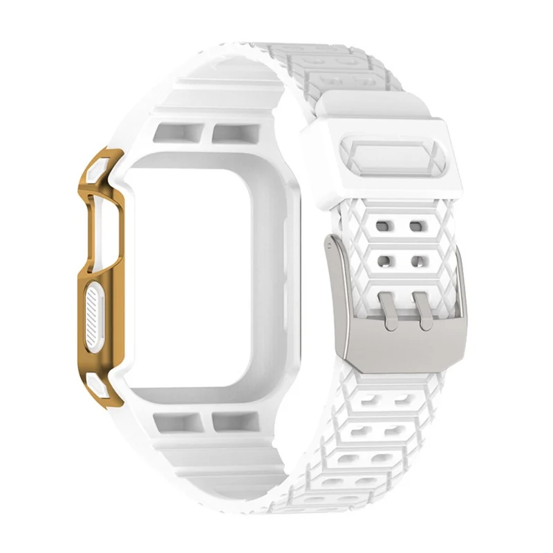 Apple Watch Series 7 41mm Silikon / TPU armband mit Hülle