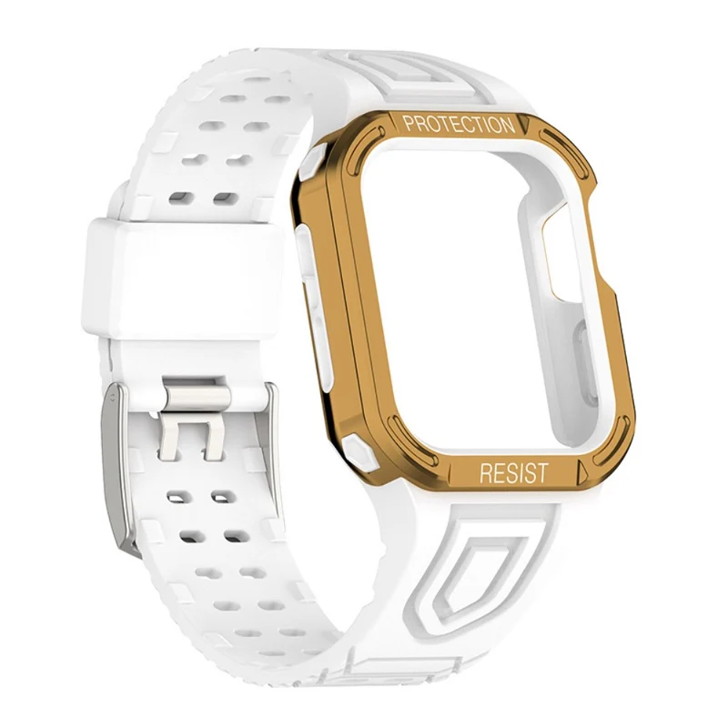 Apple Watch Series 7 41mm Silikon / TPU armband mit Hülle