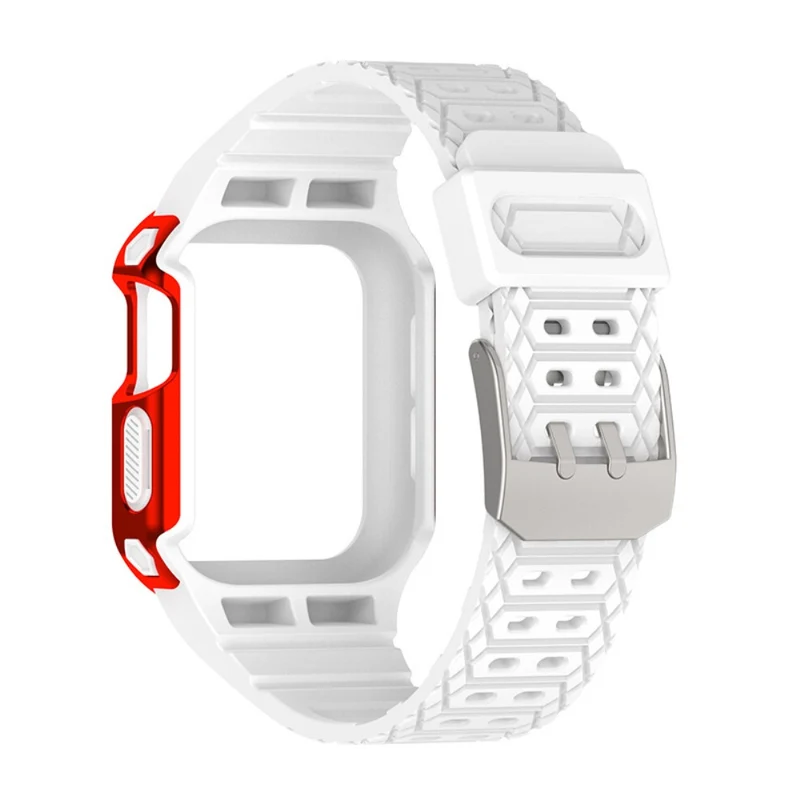 Apple Watch Series 7 41mm Silikon / TPU armband mit Hülle