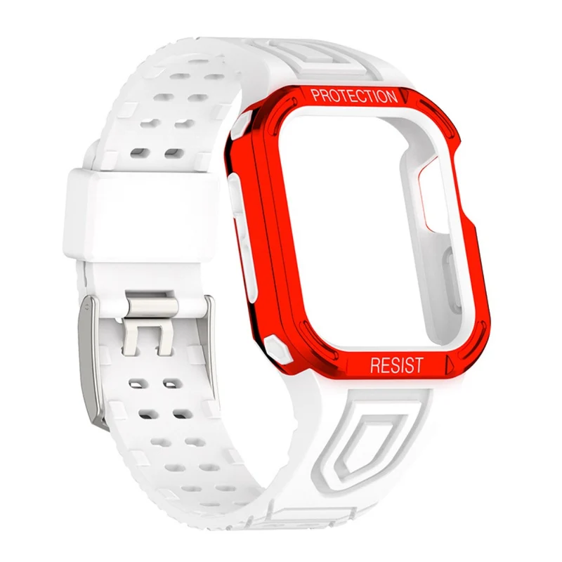 Apple Watch Series 7 41mm Silikon / TPU armband mit Hülle