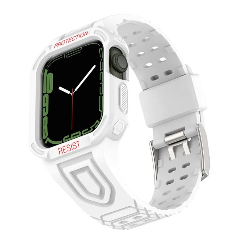 Apple Watch Series 7 41mm Silikon / TPU armband mit Hülle