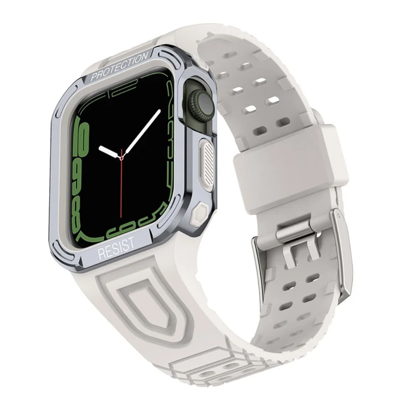 Apple Watch Series 7 41mm Silikon / TPU armband mit Hülle