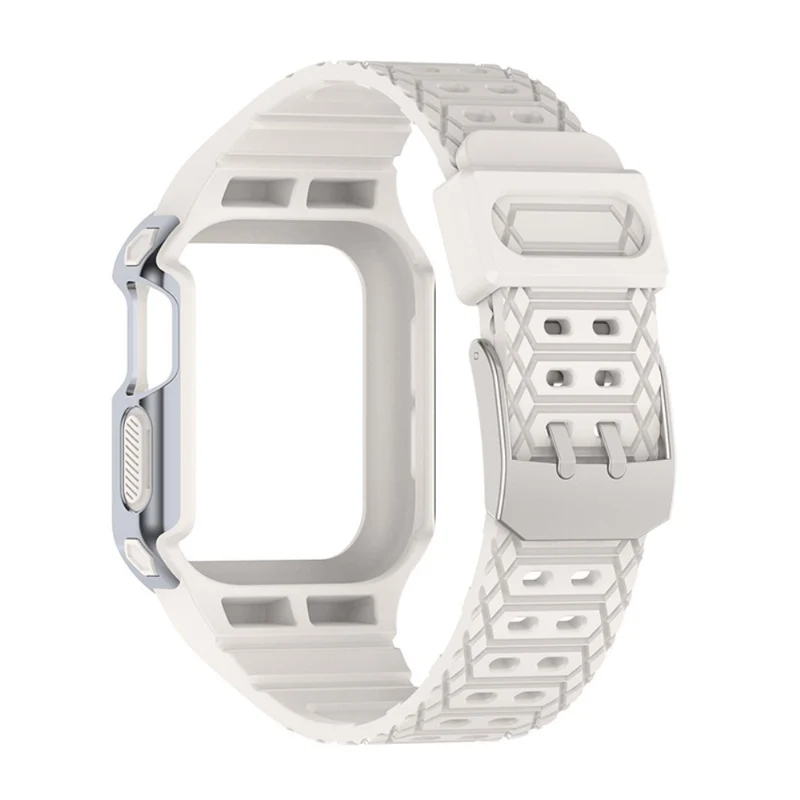 Apple Watch Series 7 41mm Silikon / TPU armband mit Hülle