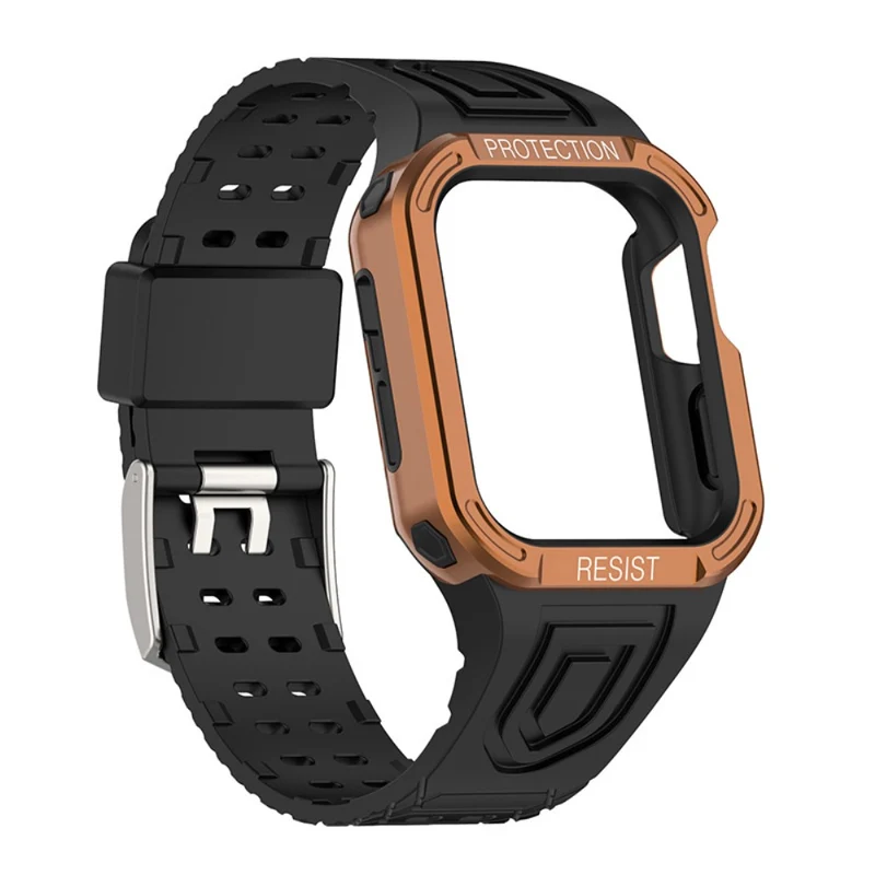 Apple Watch Series 7 41mm Silikon / TPU armband mit Hülle