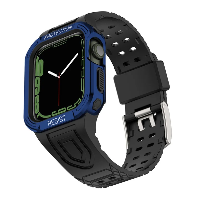 Apple Watch Series 7 41mm Silikon / TPU armband mit Hülle