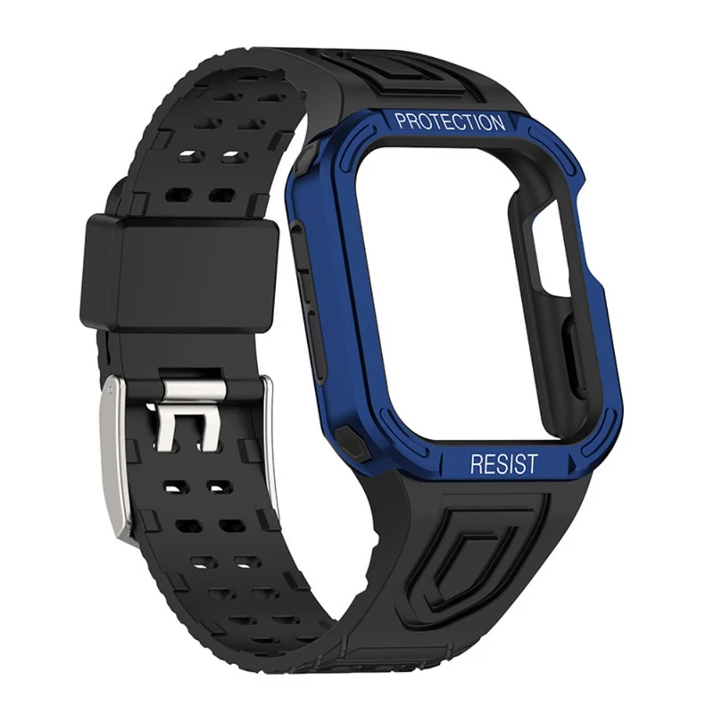 Apple Watch Series 7 41mm Silikon / TPU armband mit Hülle