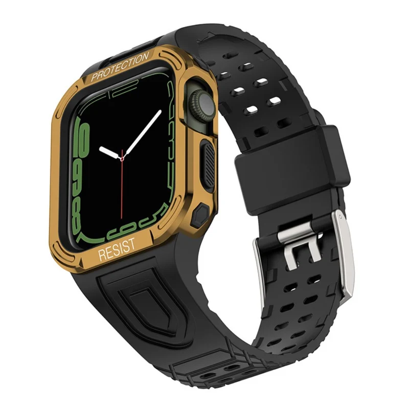 Apple Watch Series 7 41mm Silikon / TPU armband mit Hülle