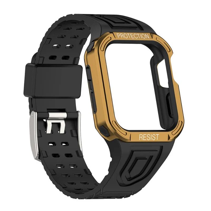 Apple Watch Series 7 41mm Silikon / TPU armband mit Hülle