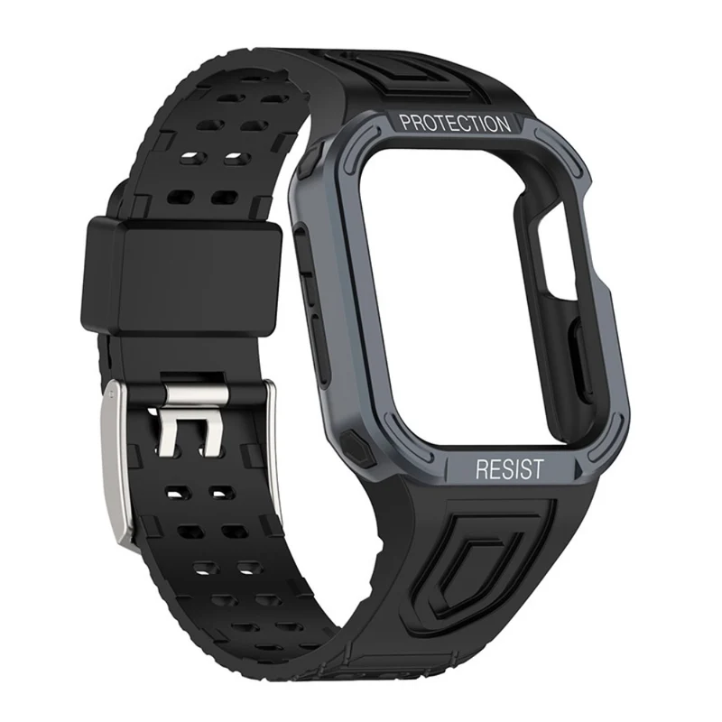 Apple Watch Series 7 41mm Silikon / TPU armband mit Hülle