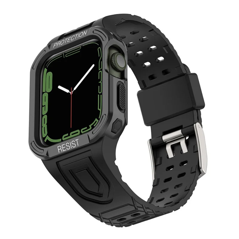 Apple Watch Series 7 41mm Silikon / TPU armband mit Hülle