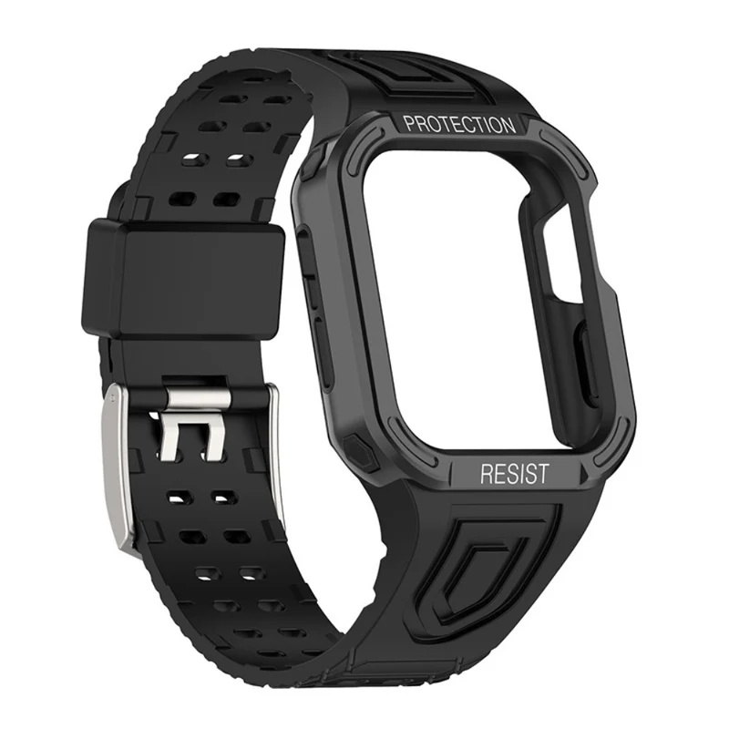 Apple Watch Series 7 41mm Silikon / TPU armband mit Hülle