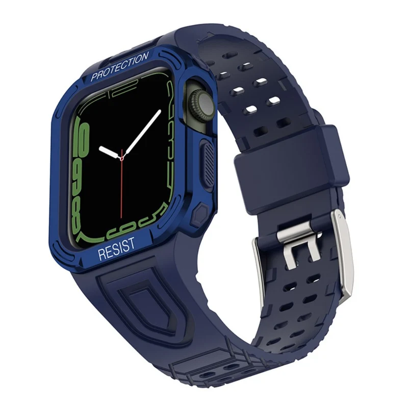Apple Watch Series 7 41mm Silikon / TPU armband mit Hülle