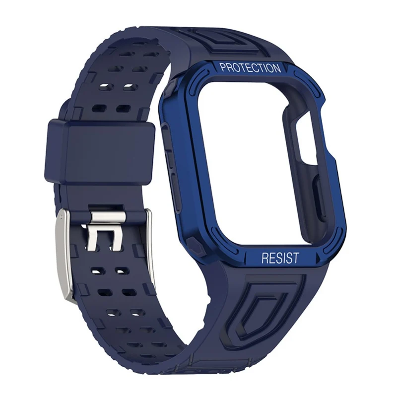 Apple Watch Series 7 41mm Silikon / TPU armband mit Hülle