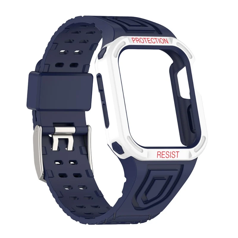 Apple Watch Series 7 41mm Silikon / TPU armband mit Hülle