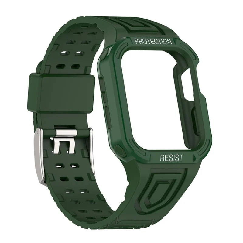 Apple Watch Series 7 41mm Silikon / TPU armband mit Hülle