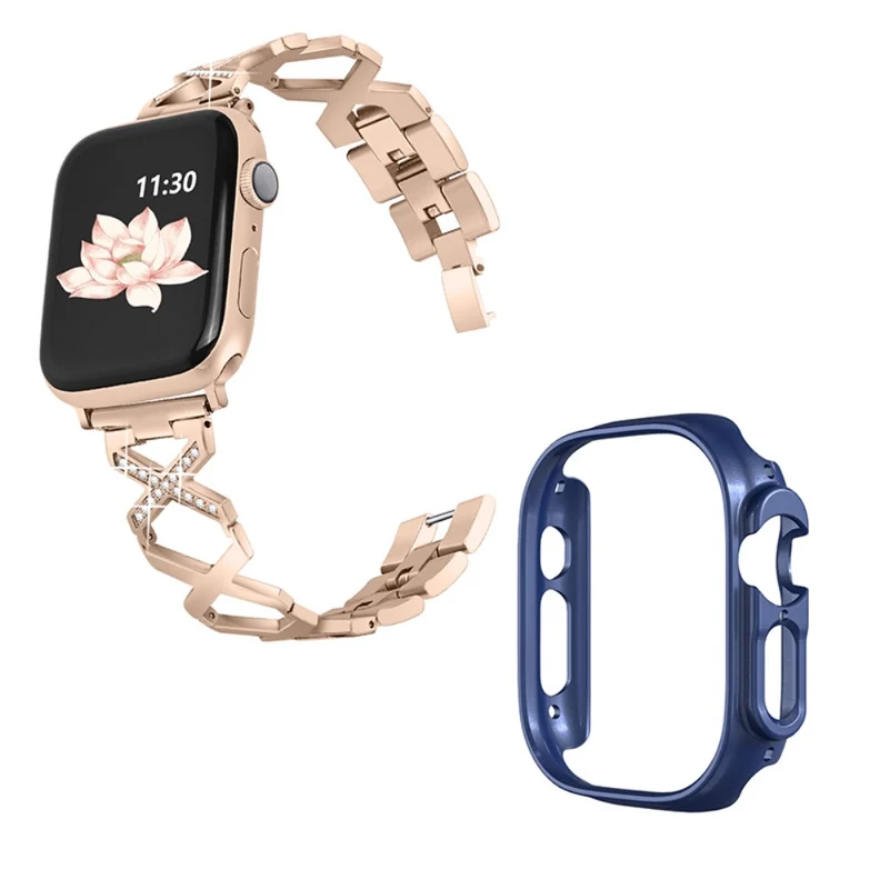 Apple Watch Ultra Metall armband mit Hülle