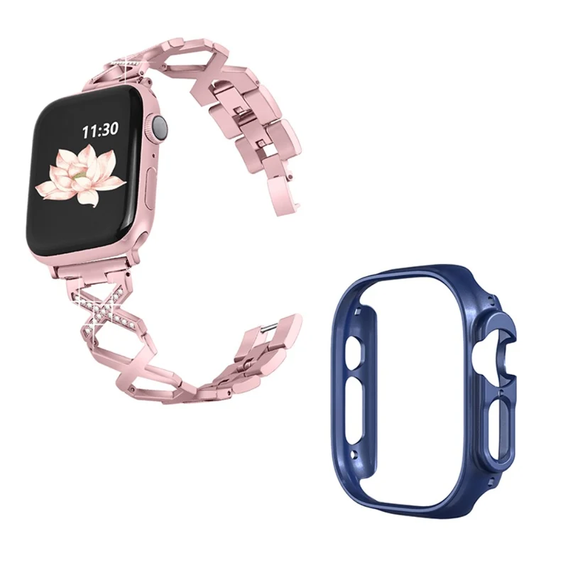 Apple Watch Ultra Metall armband mit Hülle