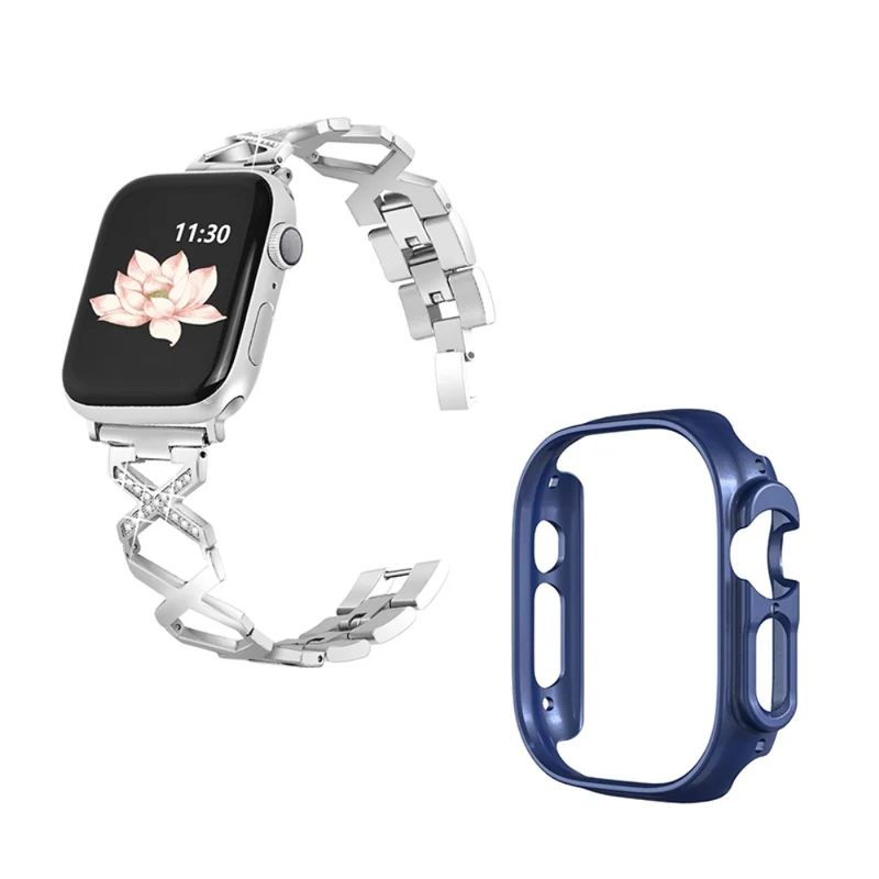 Apple Watch Ultra Metall armband mit Hülle